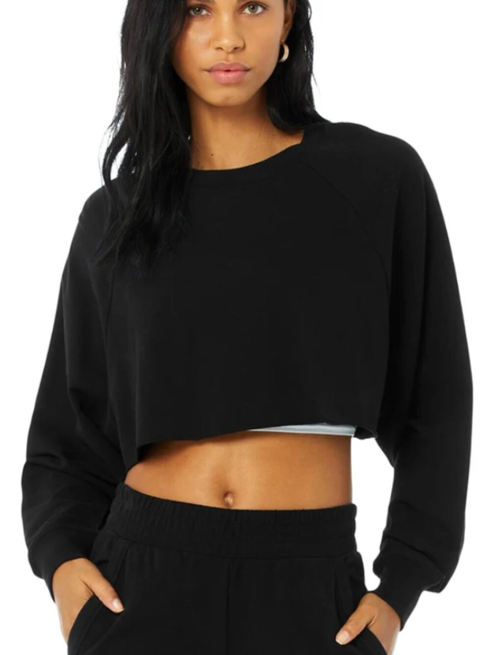 ALO Yoga Double Take Cropped Pullover